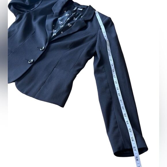 Divided H&M cropped blazer black size 8 - Picture 11 of 13